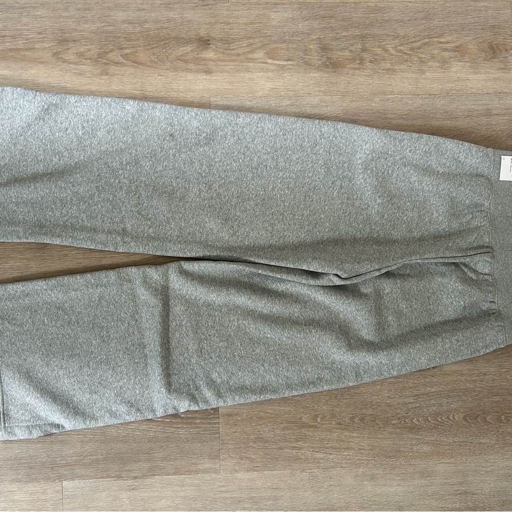 Women's Nike Heather Gray Wide leg Sweatpants Relaxed - Picture 5 of 5